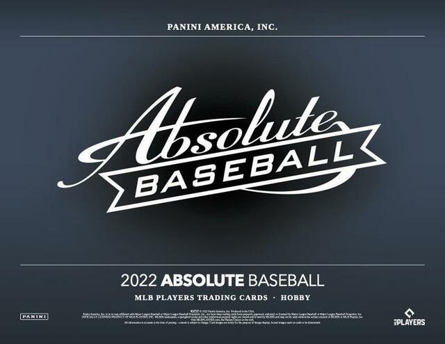 2022 Panini Absolute Baseball – Released